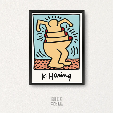 Cuadro Keith Haring Persona