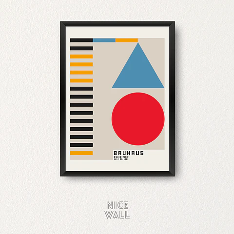 Cuadro Bauhaus Exhibition 1923 Uno