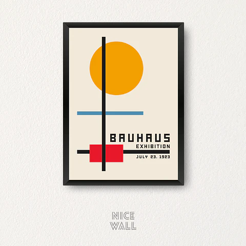 Cuadro Bauhaus Exhibition 1923 Dos