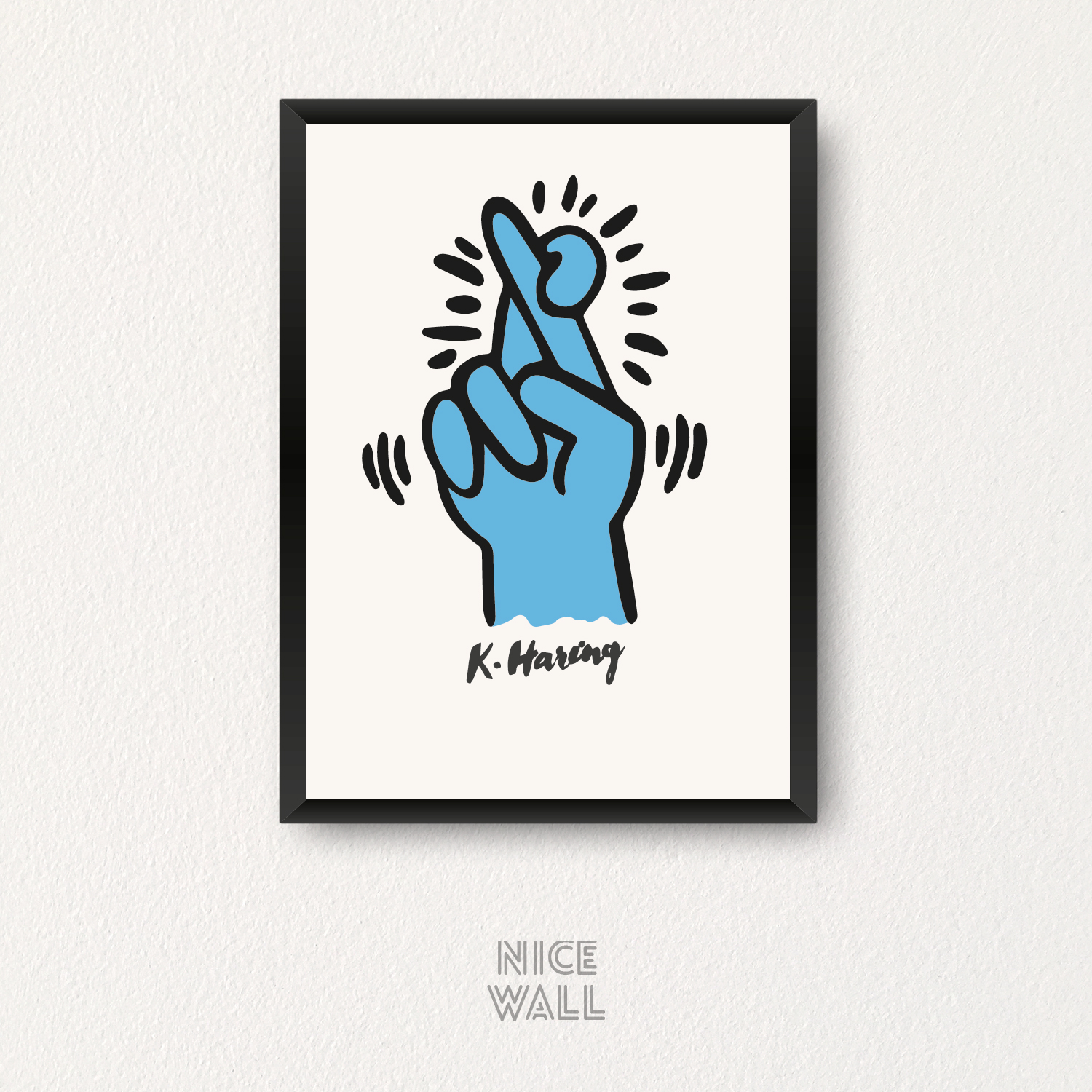 Cuadro Keith Haring Finger