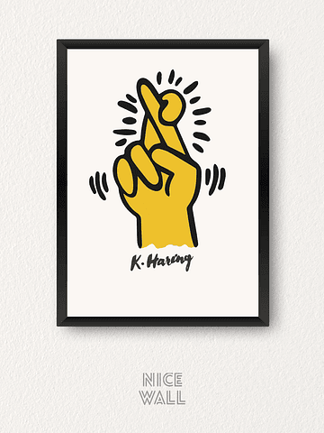 Cuadro Keith Haring Finger