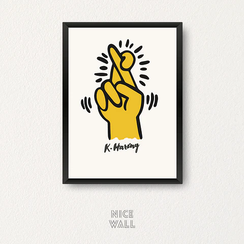 Cuadro Keith Haring Finger
