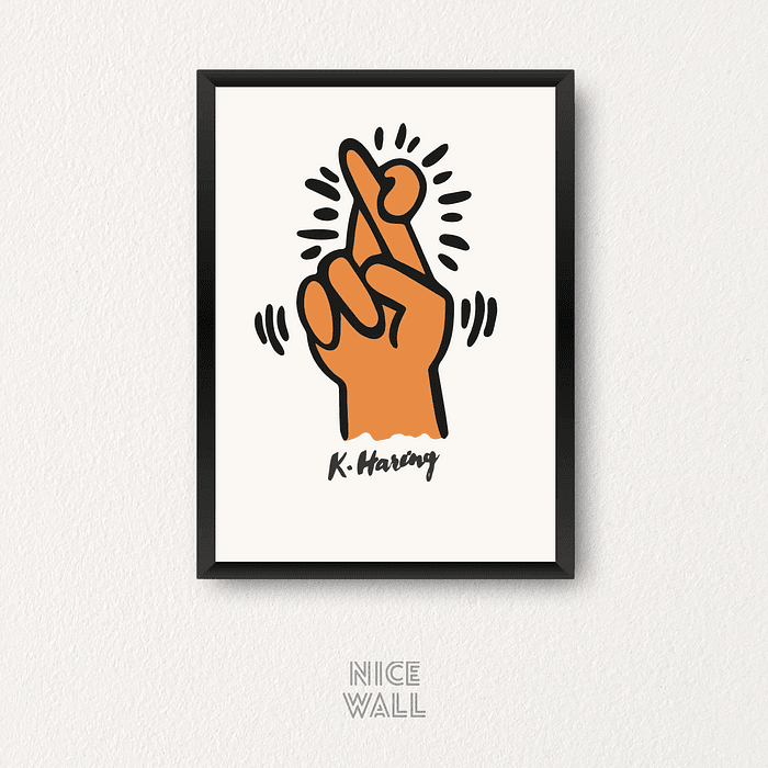 Cuadro Keith Haring Finger 3