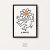 Cuadro Keith Haring Flor 1