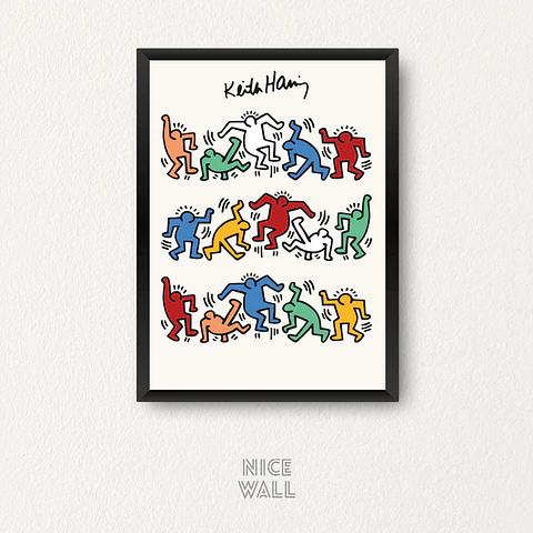 Cuadro Keith Haring Dancer