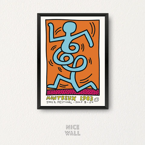 Cuadro Keith Haring Montreux Dos