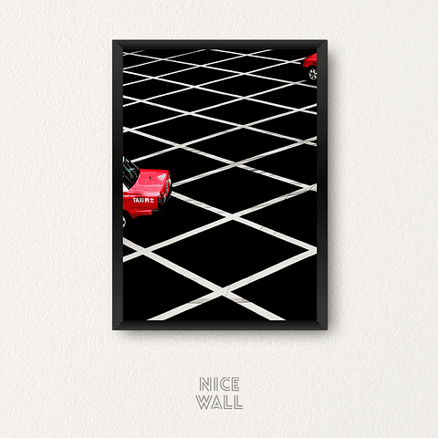 Cuadro Hong Kong Taxis