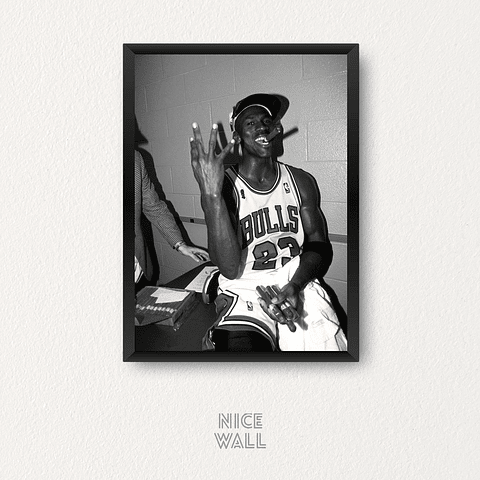 Cuadro Michael Jordan Campeón