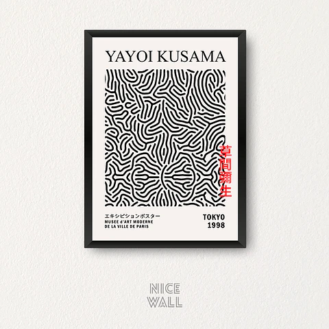 Cuadro Yayoi Line Black