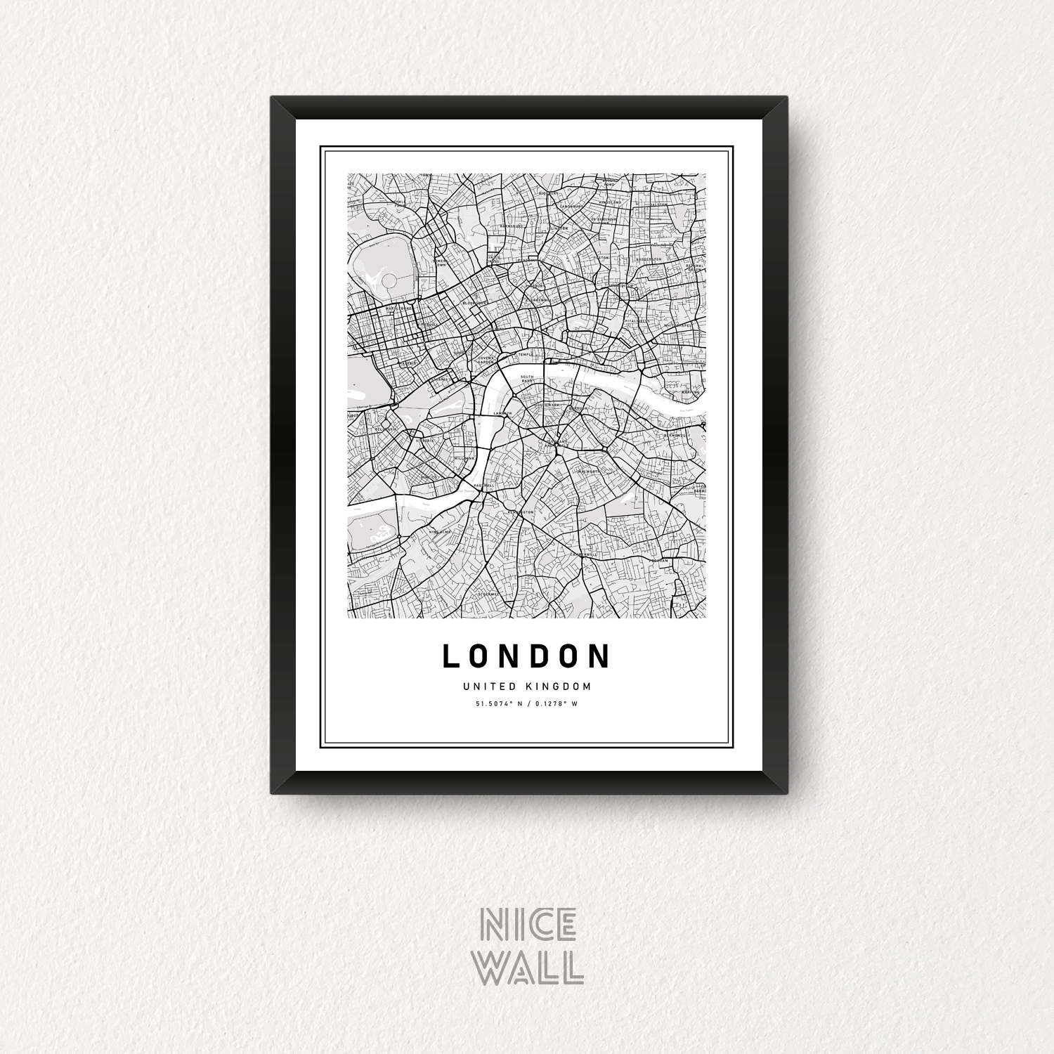 Cuadro Mapa Londres