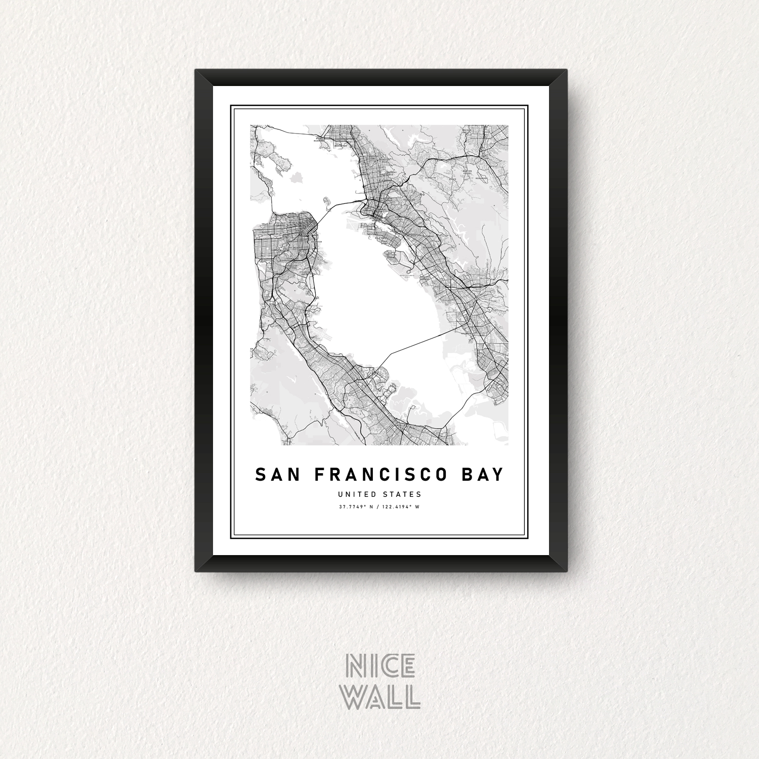 Cuadro Mapa San Francisco