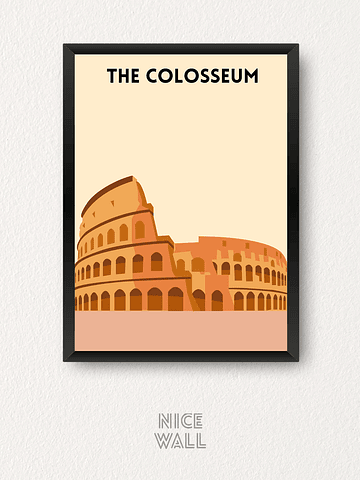 Cuadro Ilustración Coliseo