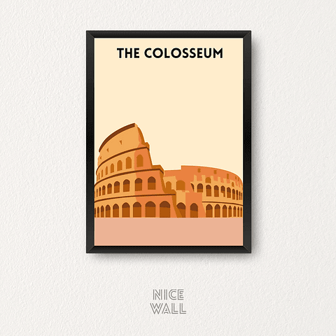 Cuadro Ilustración Coliseo