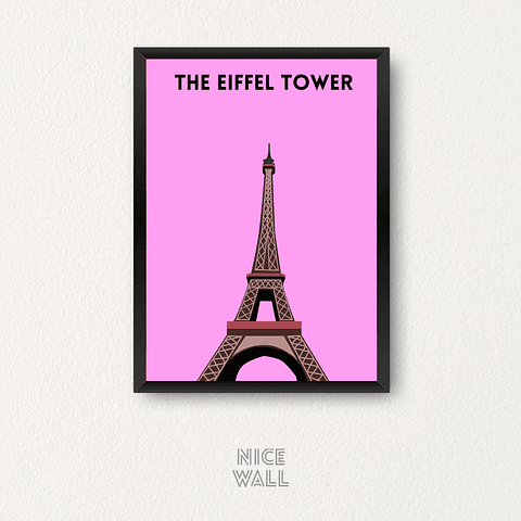 Cuadro Ilustración Torre Eiffel