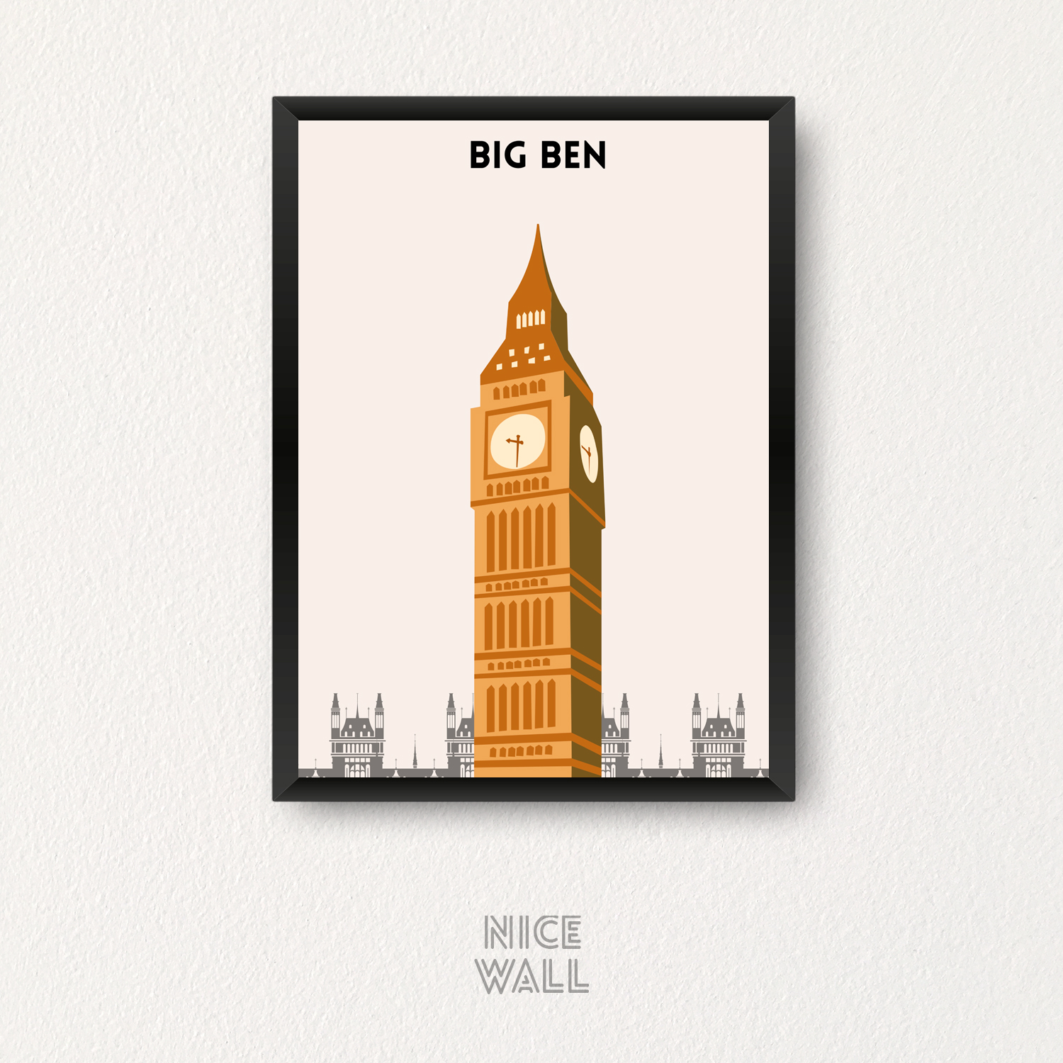 Cuadro Ilustración Big Ben