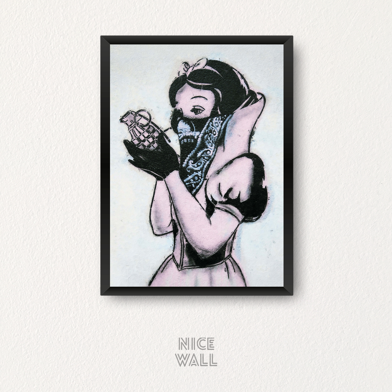 Cuadro Blanca Nieves Stencil