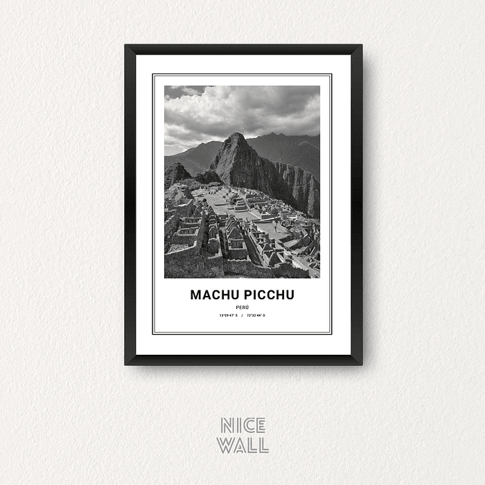 Cuadro Poster Machu Picchu