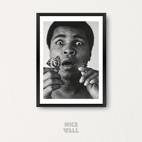 Cuadro Muhammad Ali Mariposa