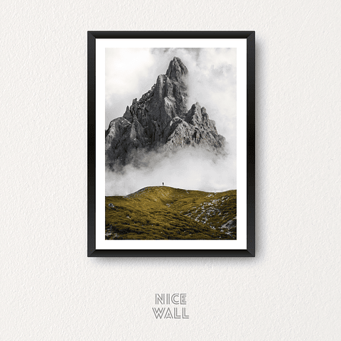 Cuadro Montaña Persona