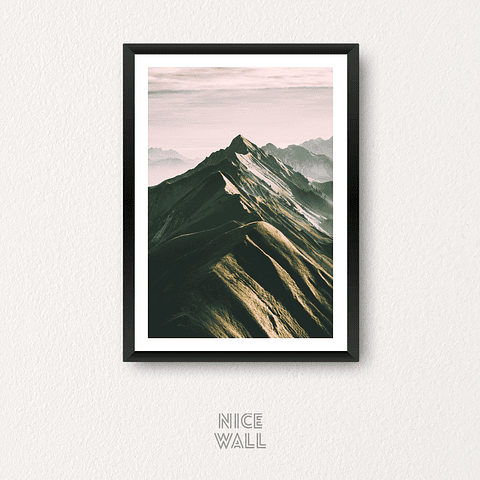 Cuadro Montaña Verde