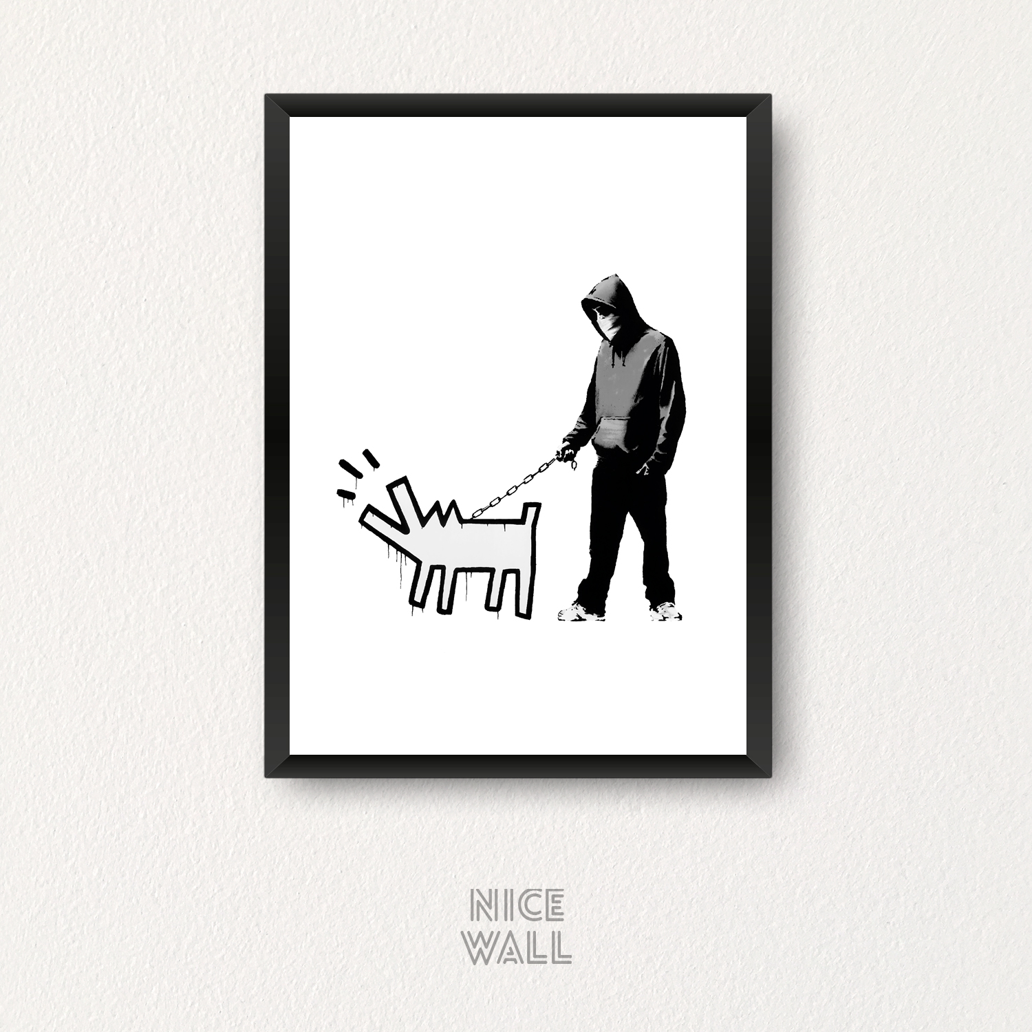 Cuadro Banksy + Haring