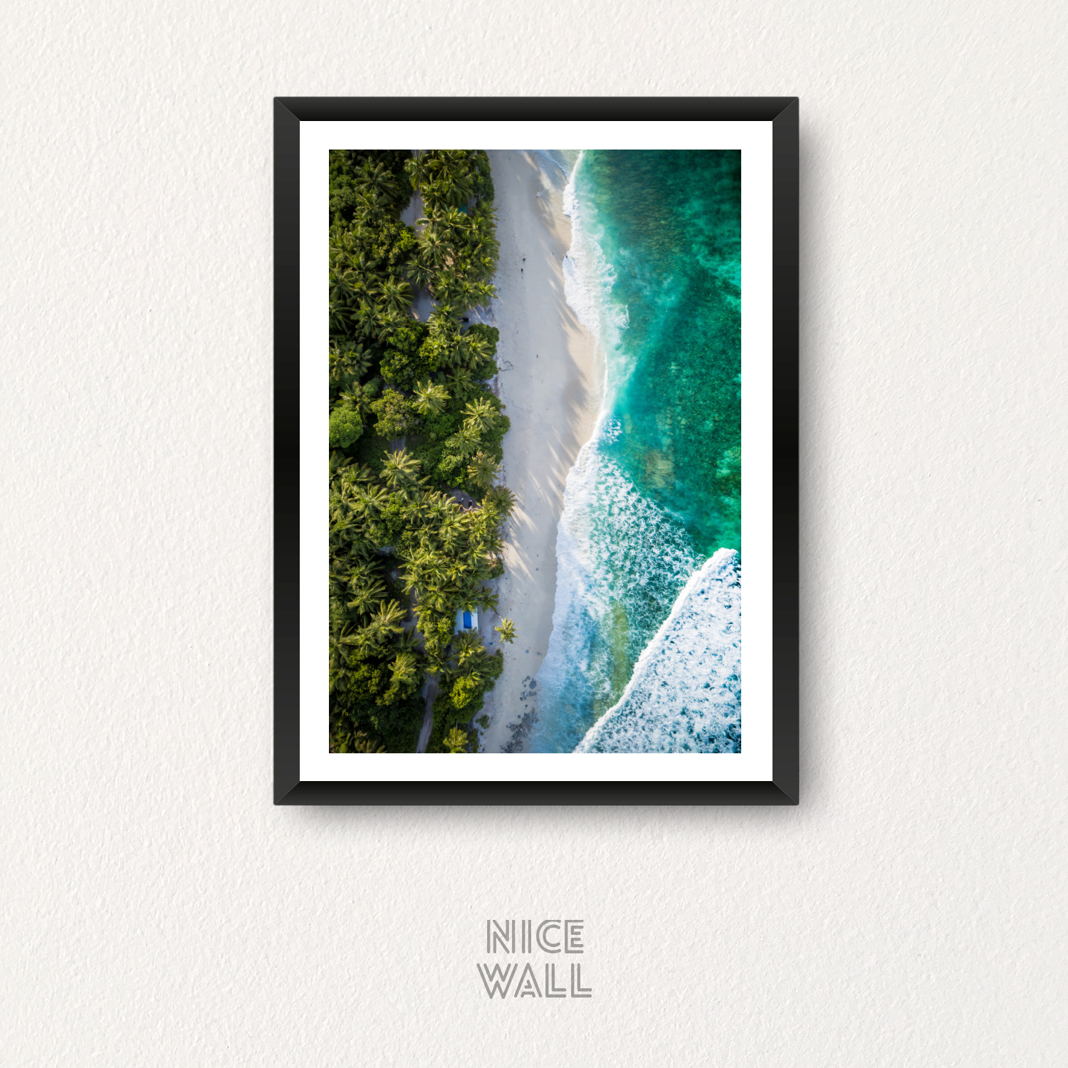 Cuadro Mar Palmeras