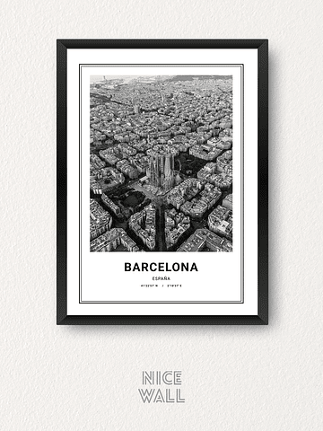 Cuadro Poster Barcelona