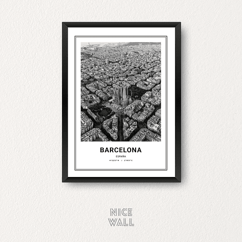 Cuadro Poster Barcelona