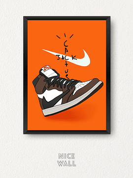 Cuadro Dibujo Nike Air Jordan 1 | NiceWall