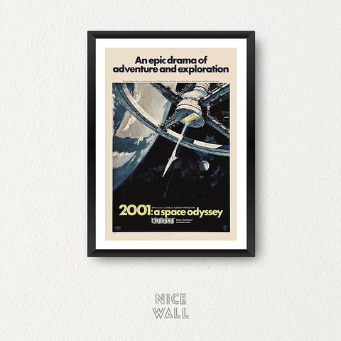 Cuadro 2001 Odisea al Espacio Ilustración Dos