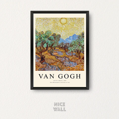 Cuadro Vincent Van Gogh Olive trees