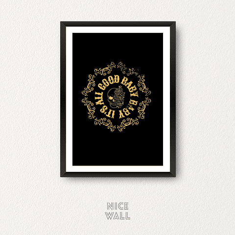 Cuadro It's All Good Baby Baby