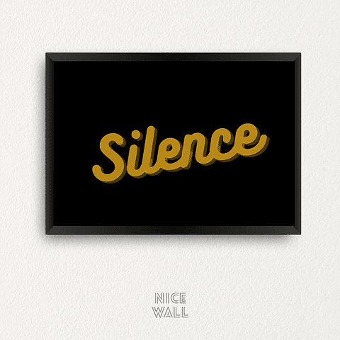 Cuadro Silence