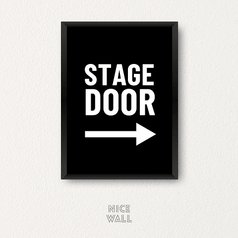 Cuadro Stage Door