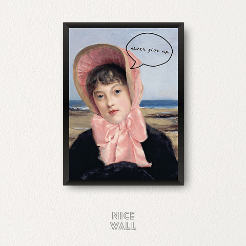 Cuadro Never Give Up