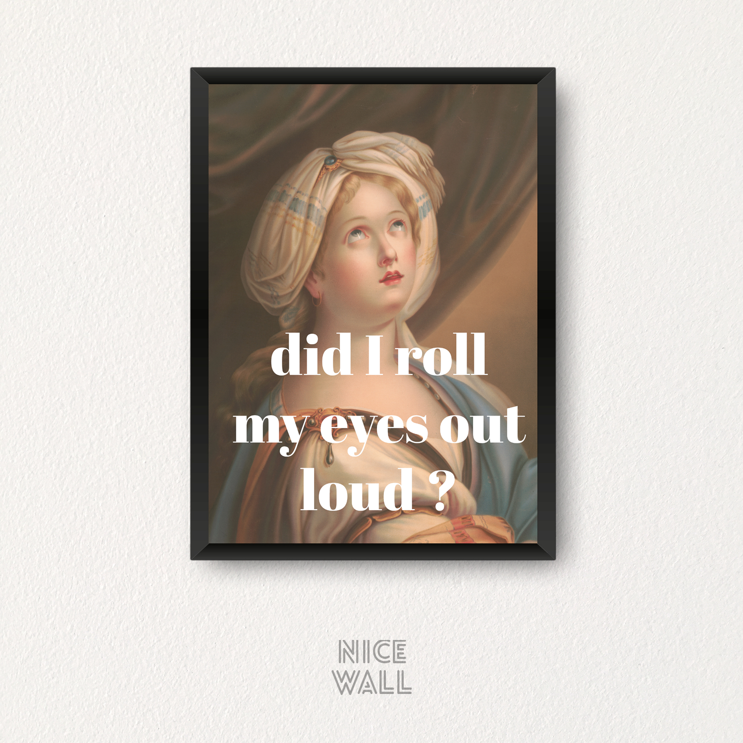 CS560 Sottobicchiere Divertente In MDF Lucido – I'm Sorry Did I Roll My Eyes Out Loud? – Idea Regalo Per Caffè E Tè – 9x9 Cm - 3