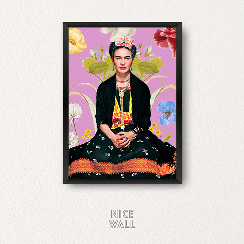 Cuadro Frida Kahlo Sentada