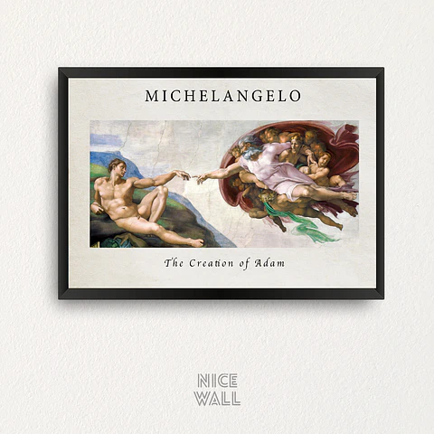Cuadro Michelangelo La Creación