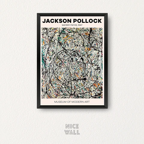 Cuadro Watery Paths 1947 Pollock