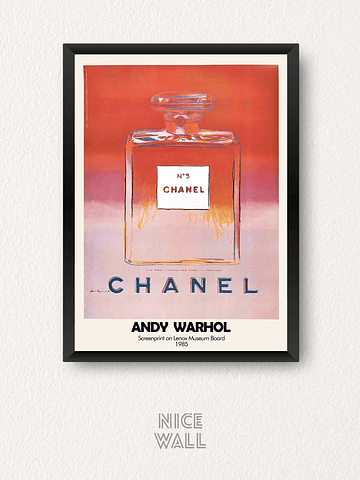 Cuadro Andy Warhol Chanel Red