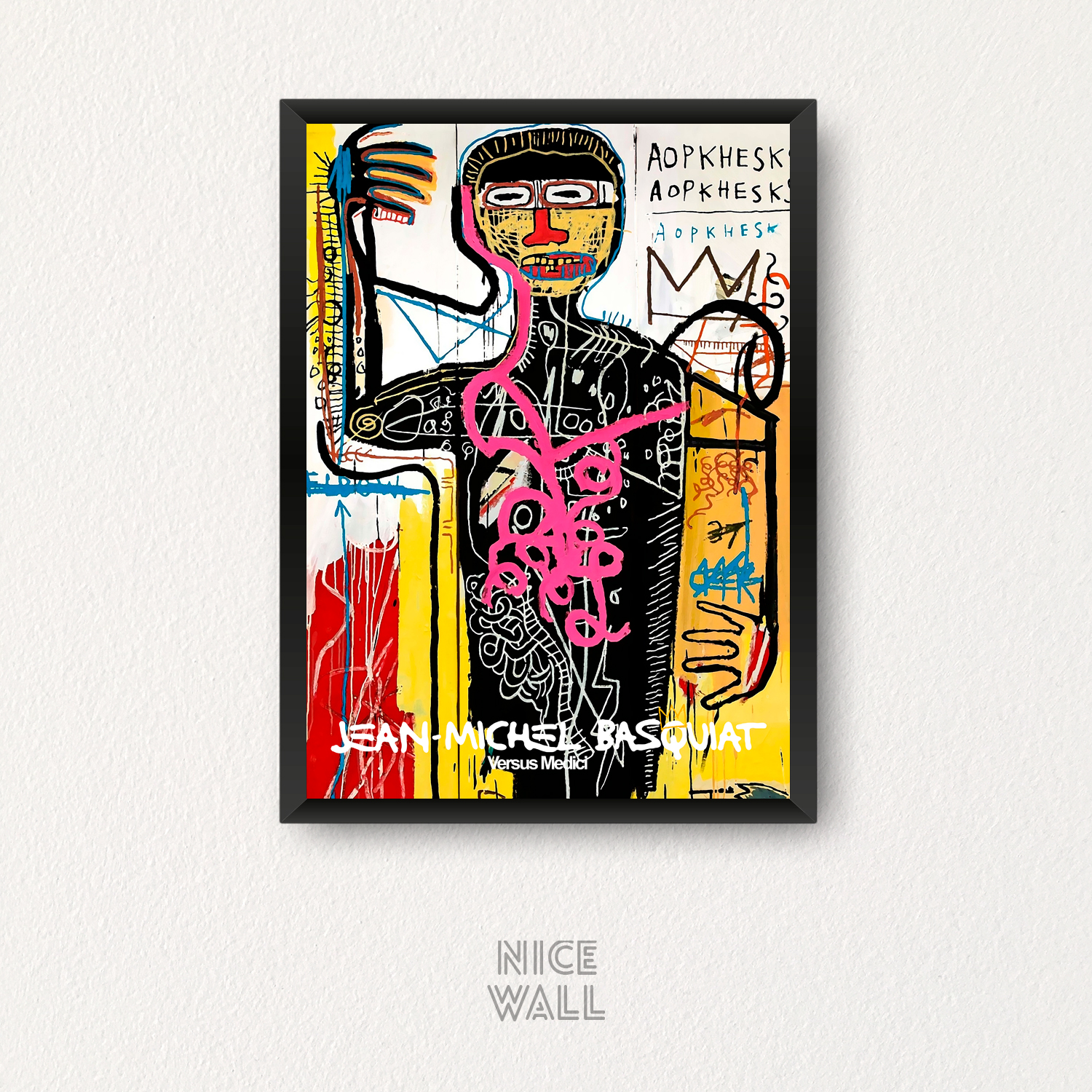 Cuadro Jean-Michel Basquiat Versus