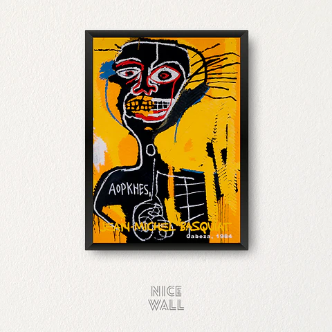 Cuadro Jean-Michel Basquiat Cabeza