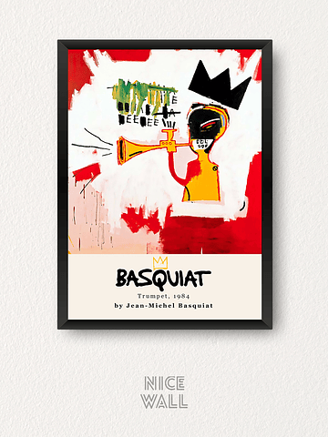 Cuadro Jean-Michel Basquiat Trumpet