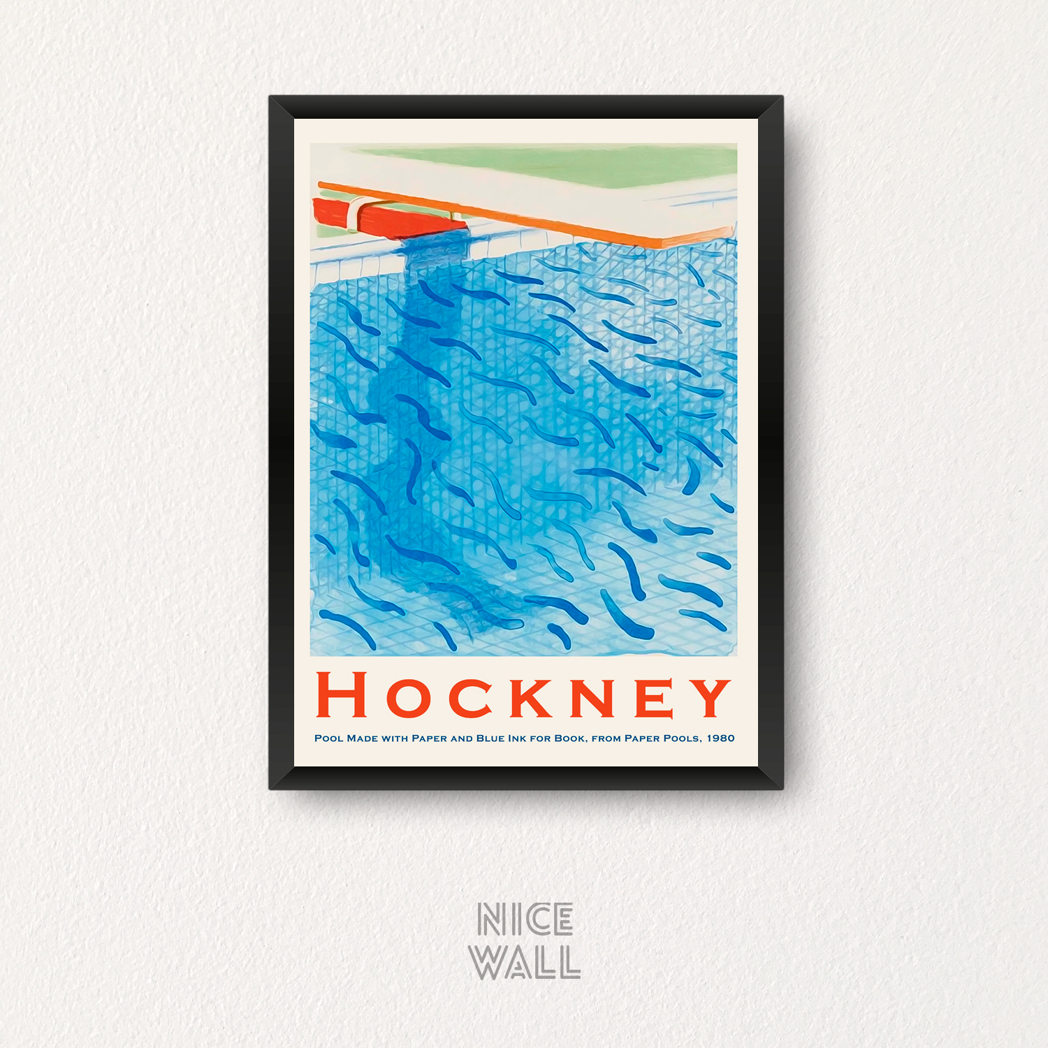 Cuadro David Hockney Pool