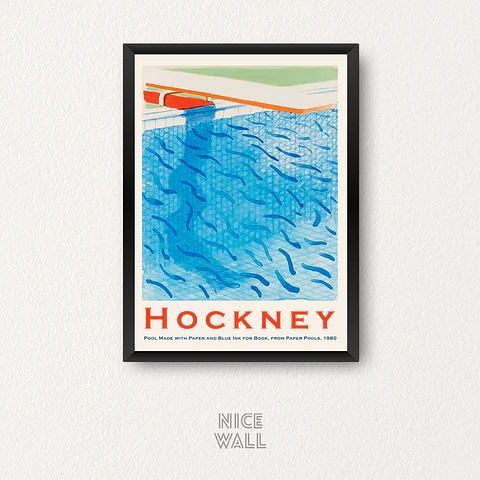 Cuadro David Hockney Pool