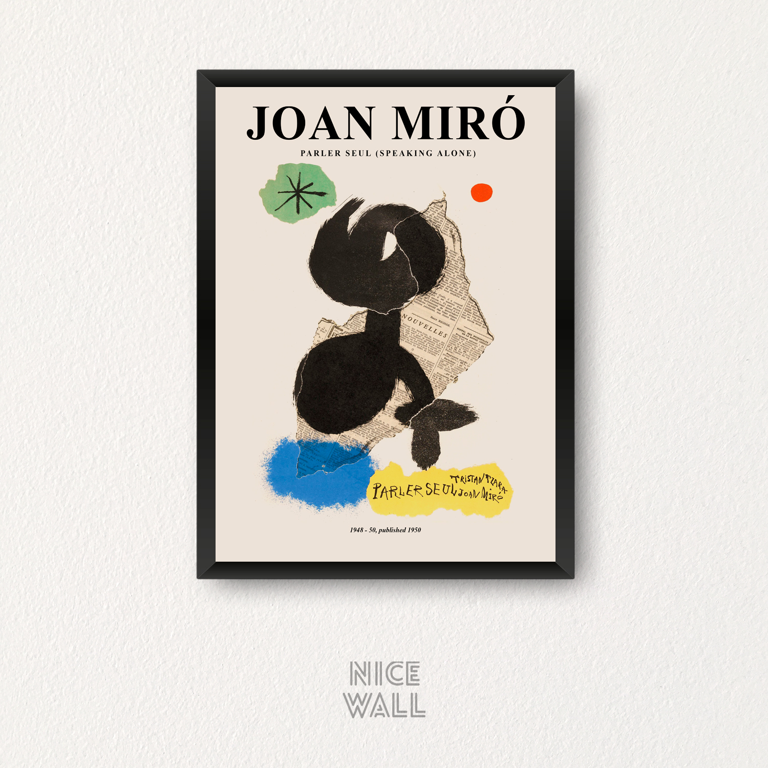 Cuadro Joan Miro Parler Seul