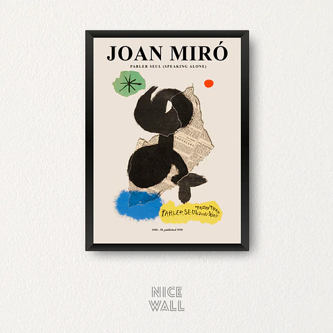Cuadro Joan Miro Parler Seul