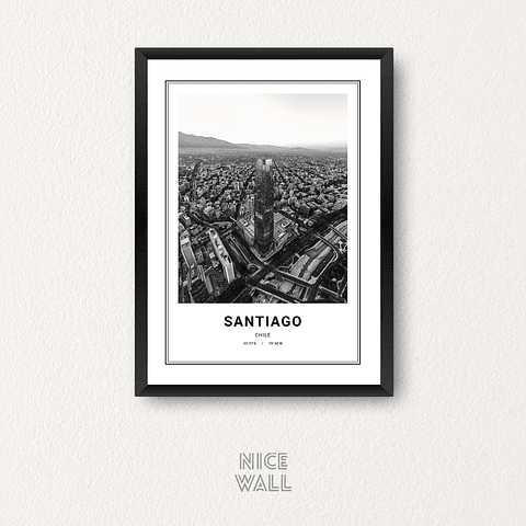 Cuadro Poster Santiago