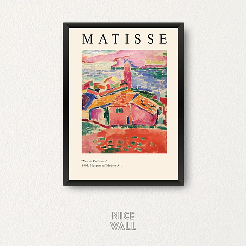 Cuadro Matisse Vue de Collioure