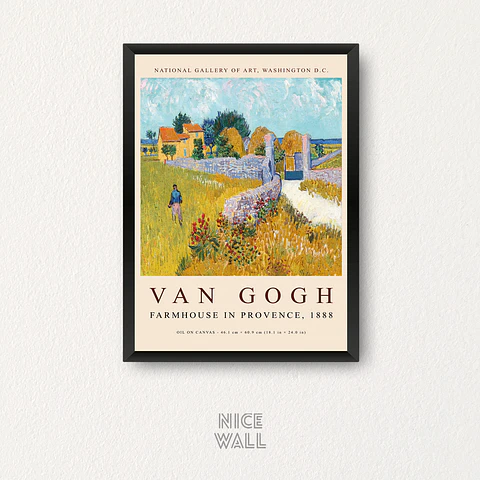 Cuadro Vincent Van Gogh Farmhouse in Provence